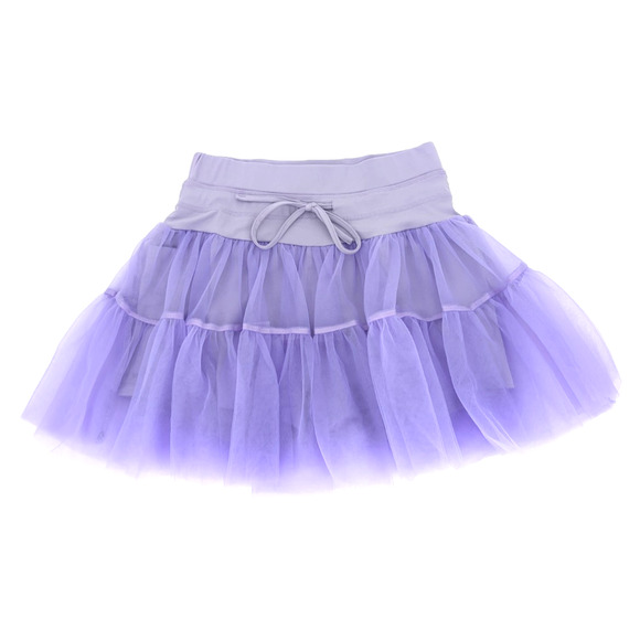 Sheer Mesh Purple Tiered Ruffle Fairy Core Coquette Activewear Mini Skort Small - Picture 1 of 12